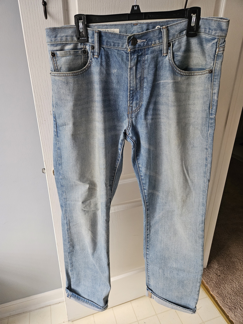 GAP Men's Straight Light Blue Jeans